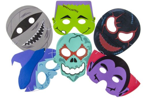 6ASS SCARY MASKS IN FOAM