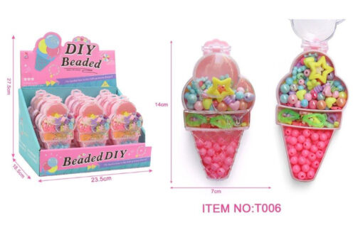 PEARL SET IN ICECREAMSHAPED CASE