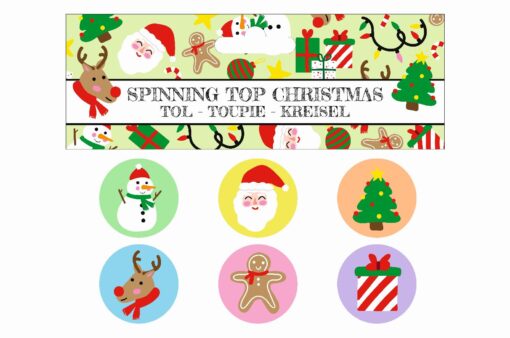 SPINNING TOP. CHRISTMAS
