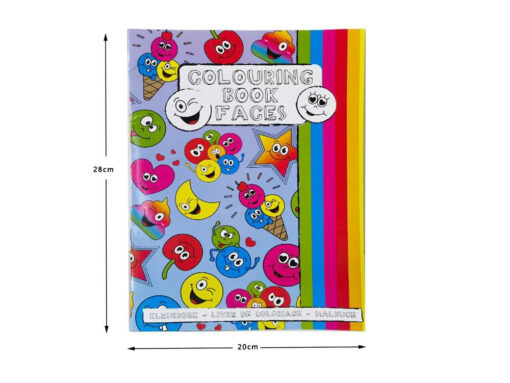 COL BOOK L W STICKERSHEET EMOTION FACES