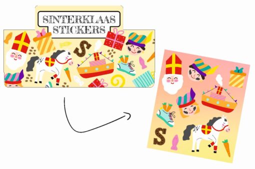 STICKERS. SINTERKLAAS DB