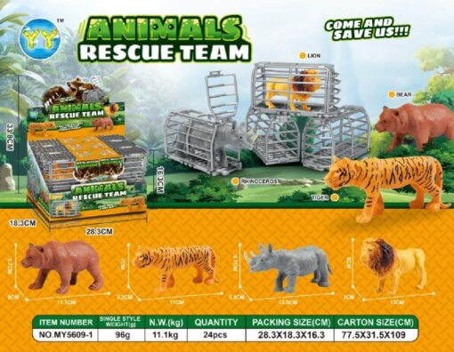 WILD ANIMALS IN CAGE