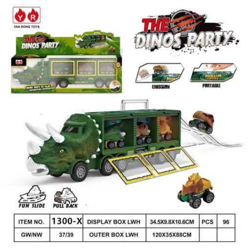 DINOTRUCK W 3 DINO CARS INSIDE