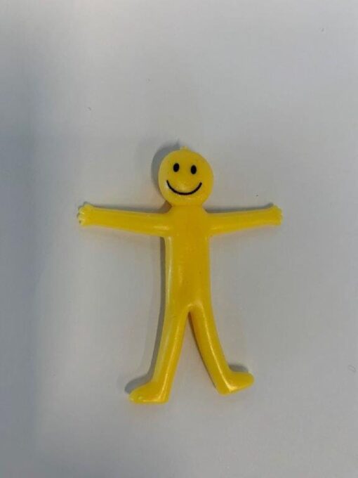 STRETCHY SMILE FACE FIGURE S. YELLOW ONLY