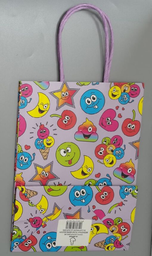 PAPER GIFT BAG. EMOTION FACES