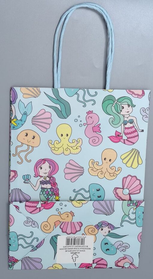 PAPER GIFT BAG. MERMAID
