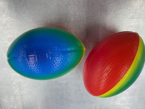 RUGBY BALL RAINBOW