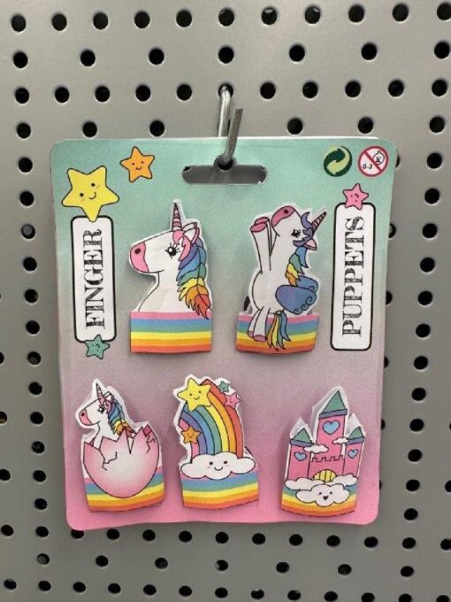 5PCS FINGERPUPPET UNICORN