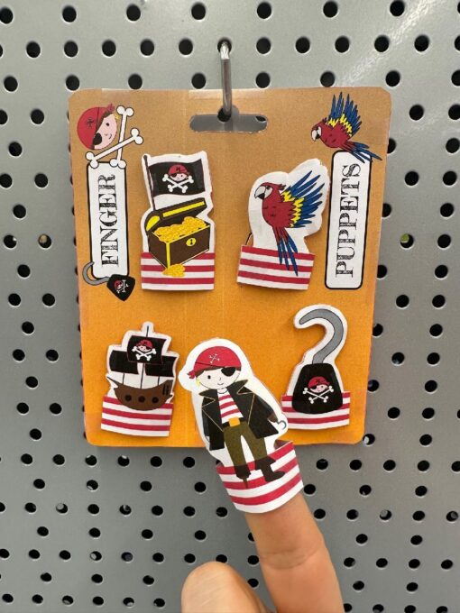 5PCS FINGERPUPPET PIRATE