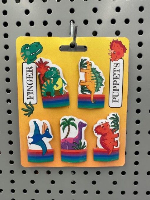 5PCS FINGERPUPPET DINOSAUR