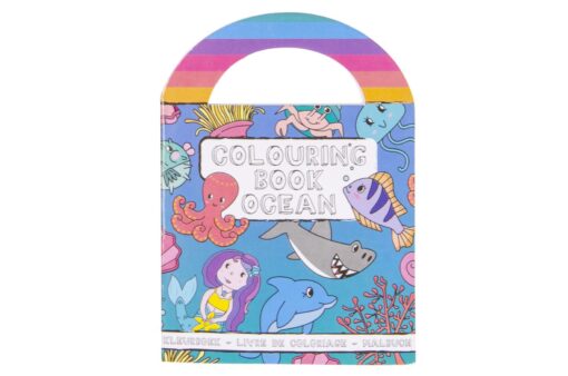 COL BOOK W STICKERS S SEA ANIMALS