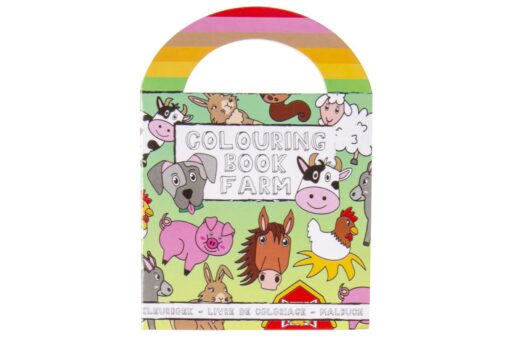 COL BOOK W STICKERS S FARM ANIMALS