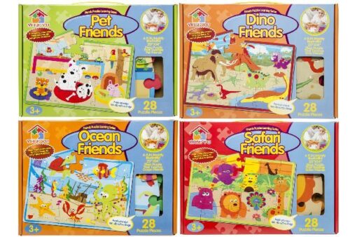 24PCS PUZZLE VEHICLES