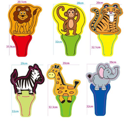 SELF INFLATABLE WILD ANIMALS FOIL BALLOON
