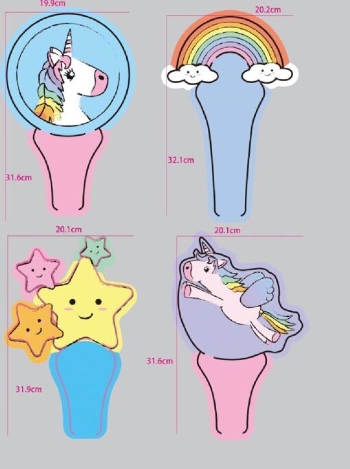 SELF INFLATABLE UNICORN FOIL BALLOON