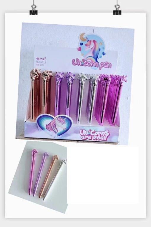 UNICORN BALLPEN. METALLIC