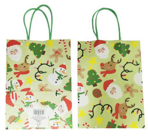 PAPER GIFT BAG. CHRISTMAS