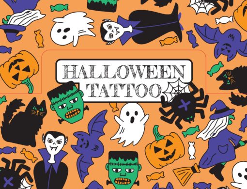 12PCS TATTOO. HALLOWEEN
