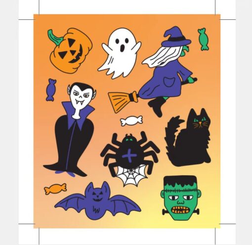 STICKERS. HALLOWEEN