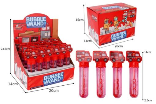 FIRETRUCK BUBBLE STICK MINI