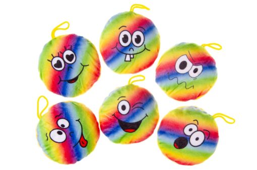 PLUSH. SUPER SOFT. RAINBOW EMOTION FACES
