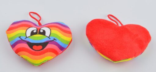 PLUSH. SUPER SOFT. HEART RAINBOW S