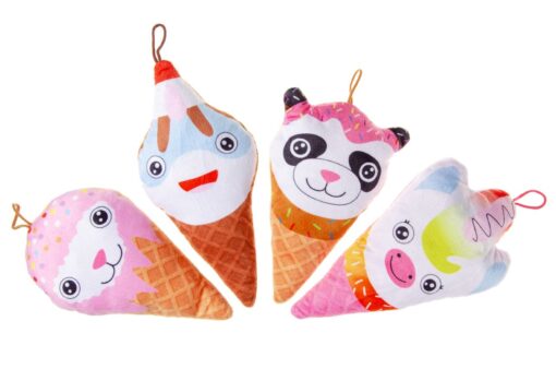 PLUSH. SUPER SOFT. ANIMAL ICECREAM 4ASS
