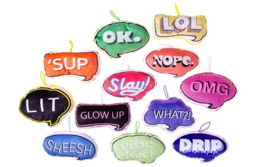 PLUSH. SUPER SOFT. TEXT