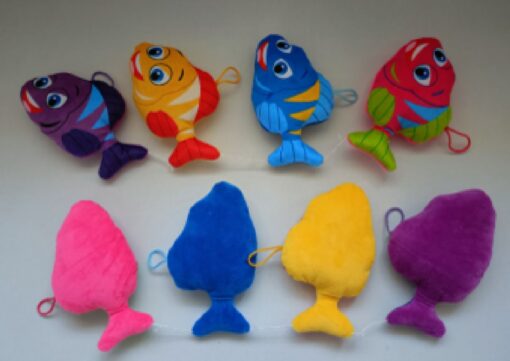 PLUSH. SUPER SOFT. COLORFULL CLOWNFISH