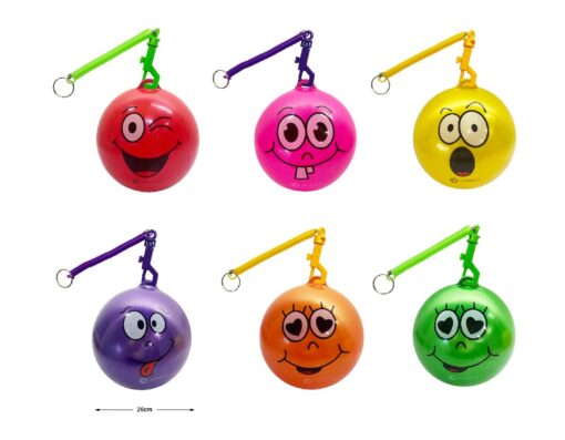 9' EMOTION FACE BALL W KC NET