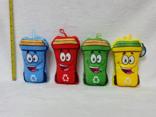 PLUSH. SUPER SOFT. GARBAGE BIN 4ASS