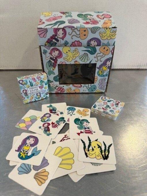 MINI MEMO GAME 28 CARDS. MERMAID