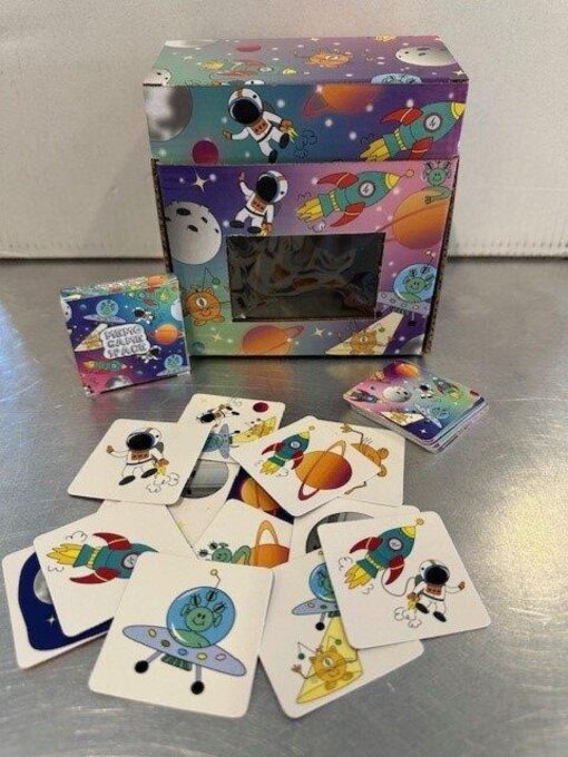 MINI MEMO GAME 28 CARDS. SPACE