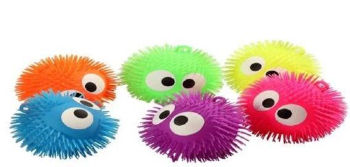 PUFFER BALL W EYES 23CM