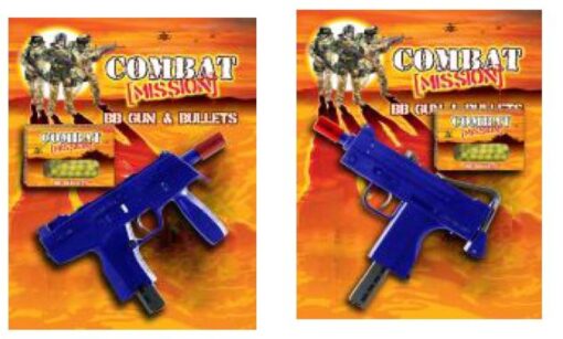 2ASS COMBAT MISSION BB GUN W BULLETS