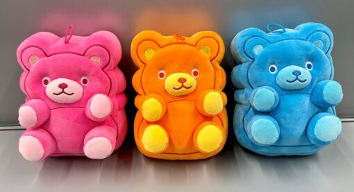 PLUSH. COLOR CANDY BEARS 3ASS
