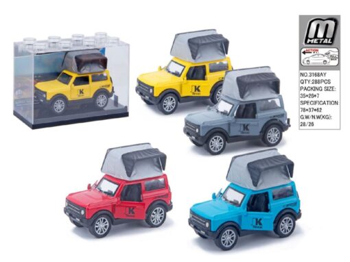 DIECAST SAFARI CAR PULL BACK
