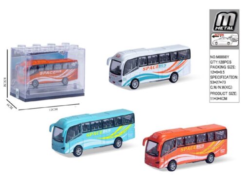 DIECAST BUS PULL BACK