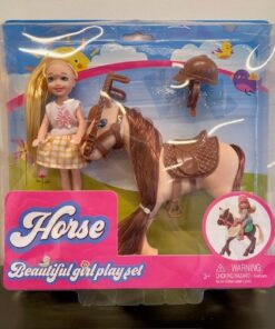 5' DOLL W HORSE
