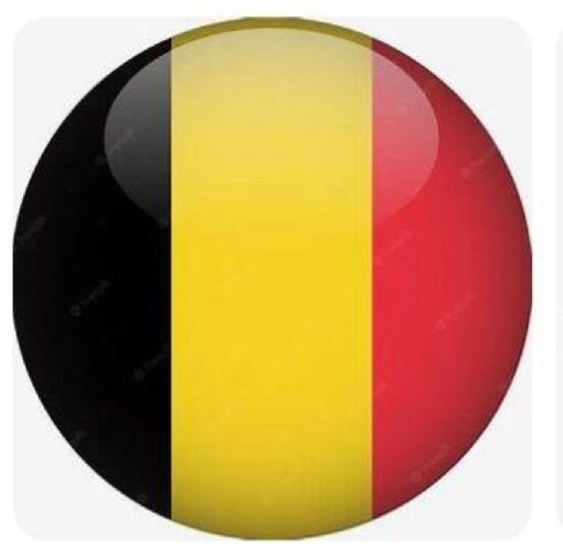 9' PVC BALL. FLAG. BELGIUM