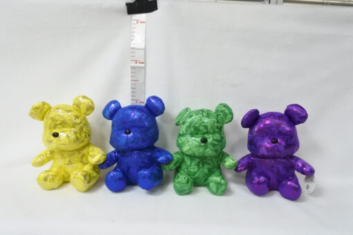PLUSH. METALLIC BEAR