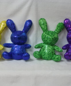 PLUSH. METALLIC BUNNY