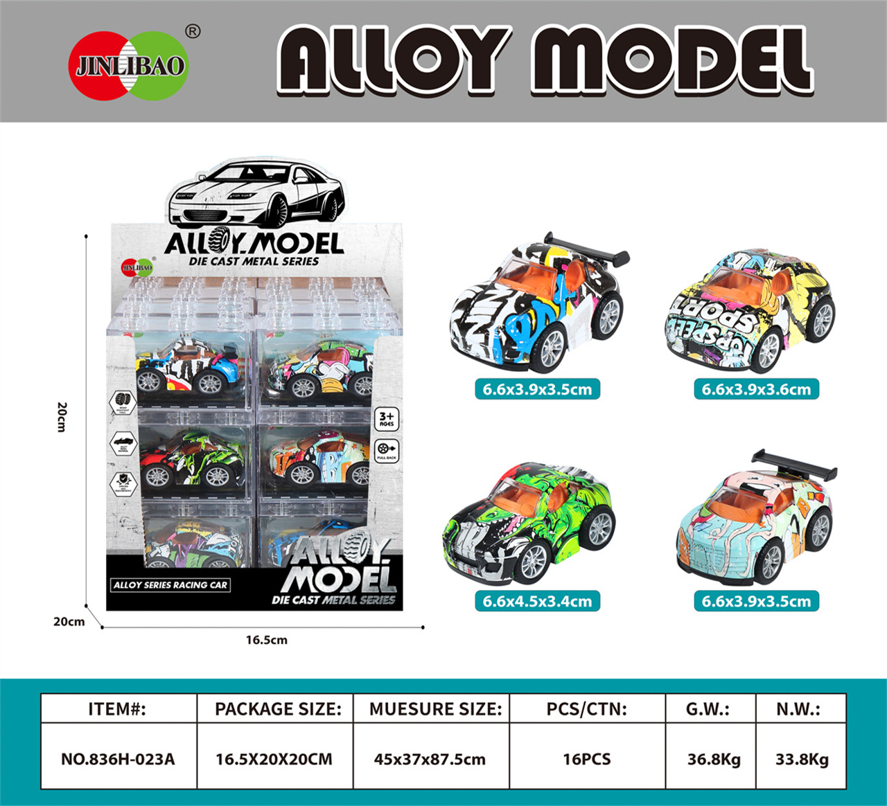 DIECAST GRAFFITI RACE CAR