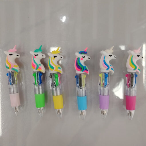 6 COLOR BALLPEN. UNICORN