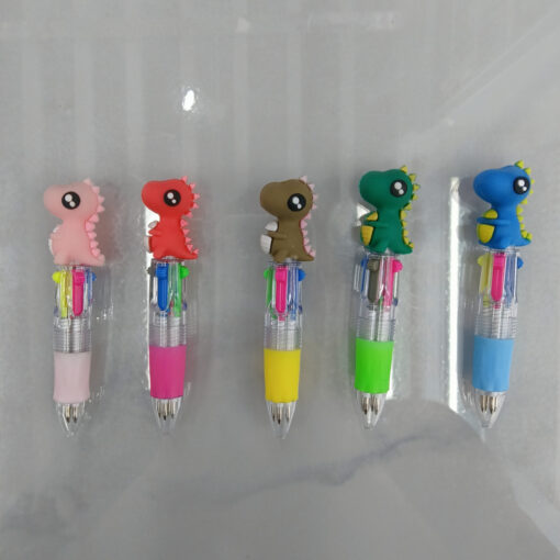 6 COLOR BALLPEN.  DINO