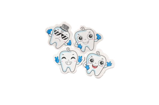 2PCS ERASER. TOOTH
