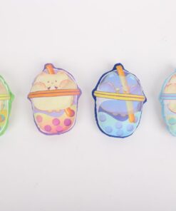 PLUSH. SUPER SOFT. HAMSTER BOBA TEA 4ASS