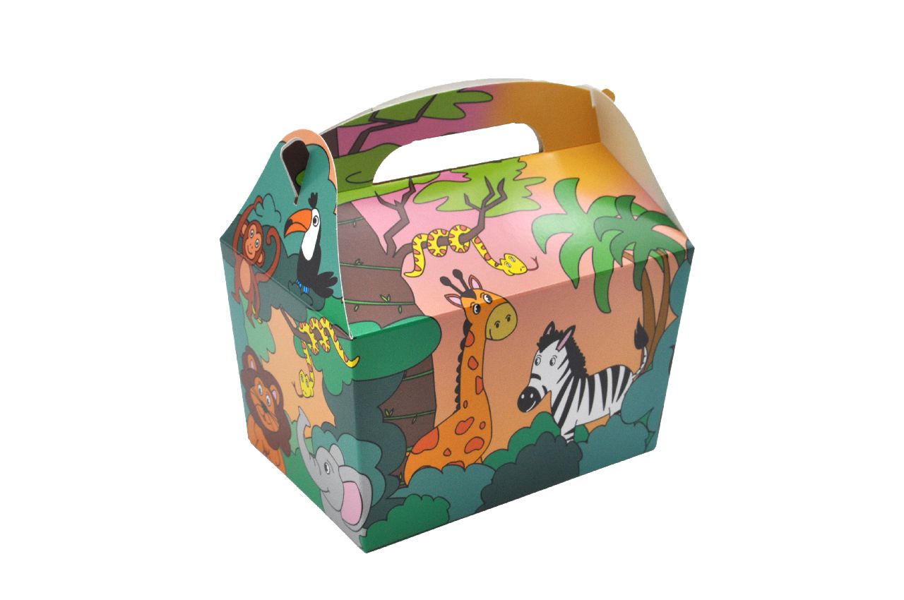 PARTY/FOODBOX L. WILD ANIMALS